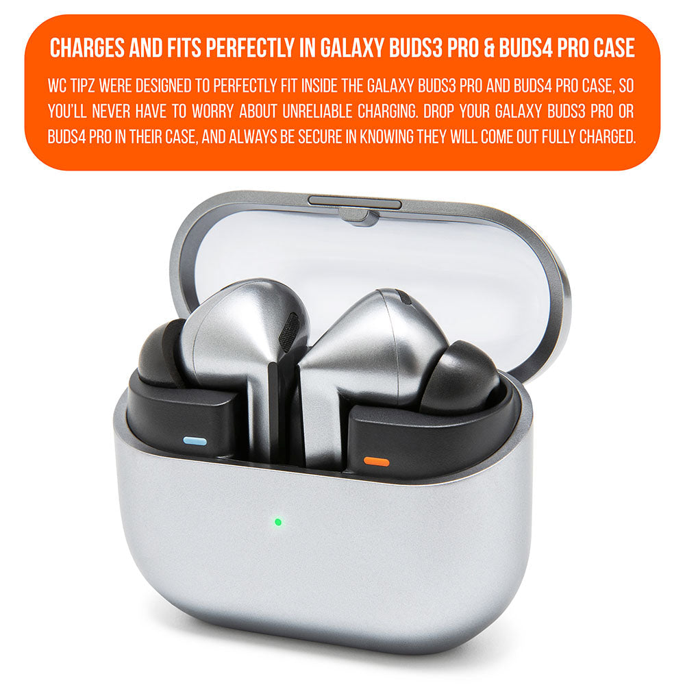 WC TipZ Memory Foam Ear Tips for Galaxy Buds 3 Pro & 4 Pro