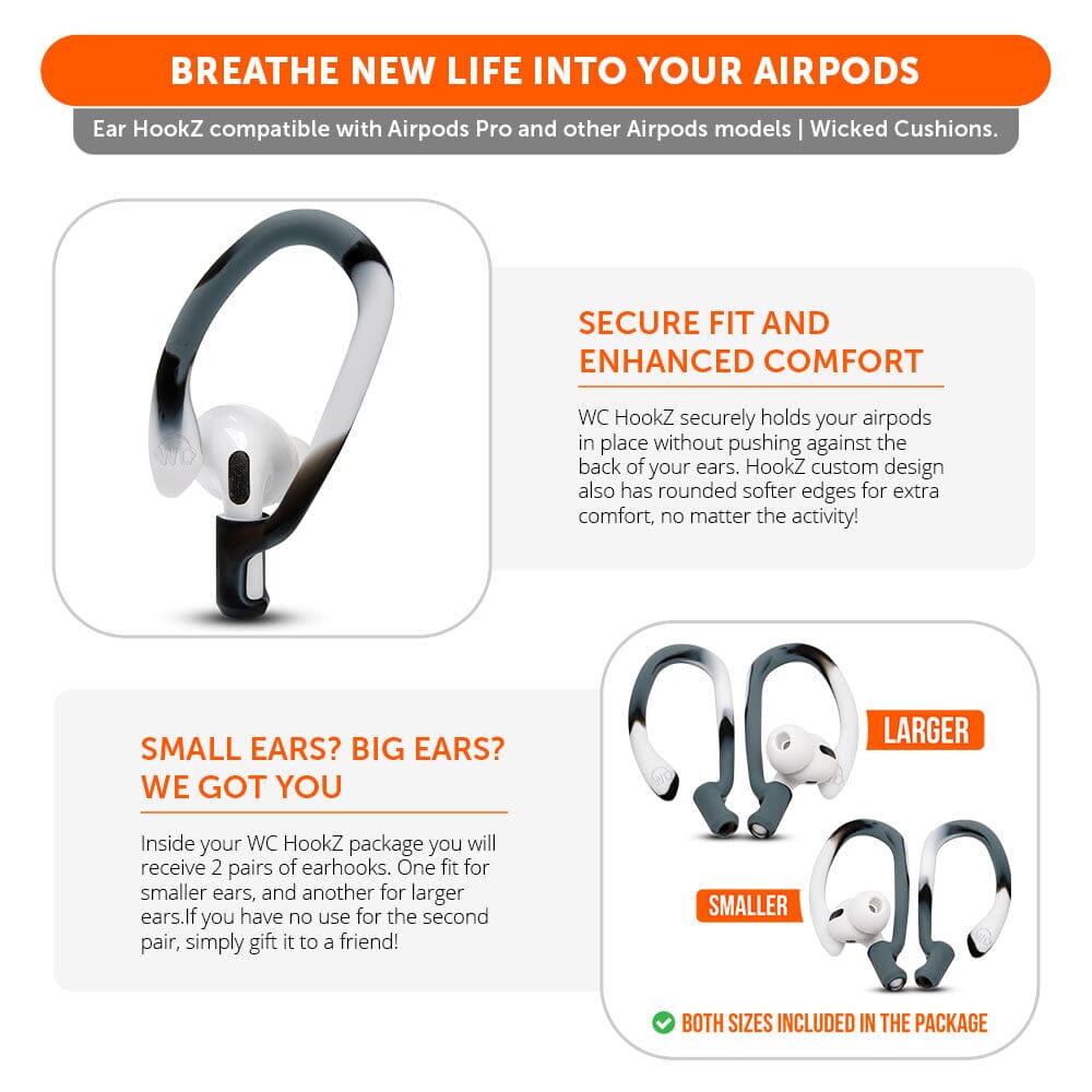 WC HookZ Over-Ear Hooks for AirPods