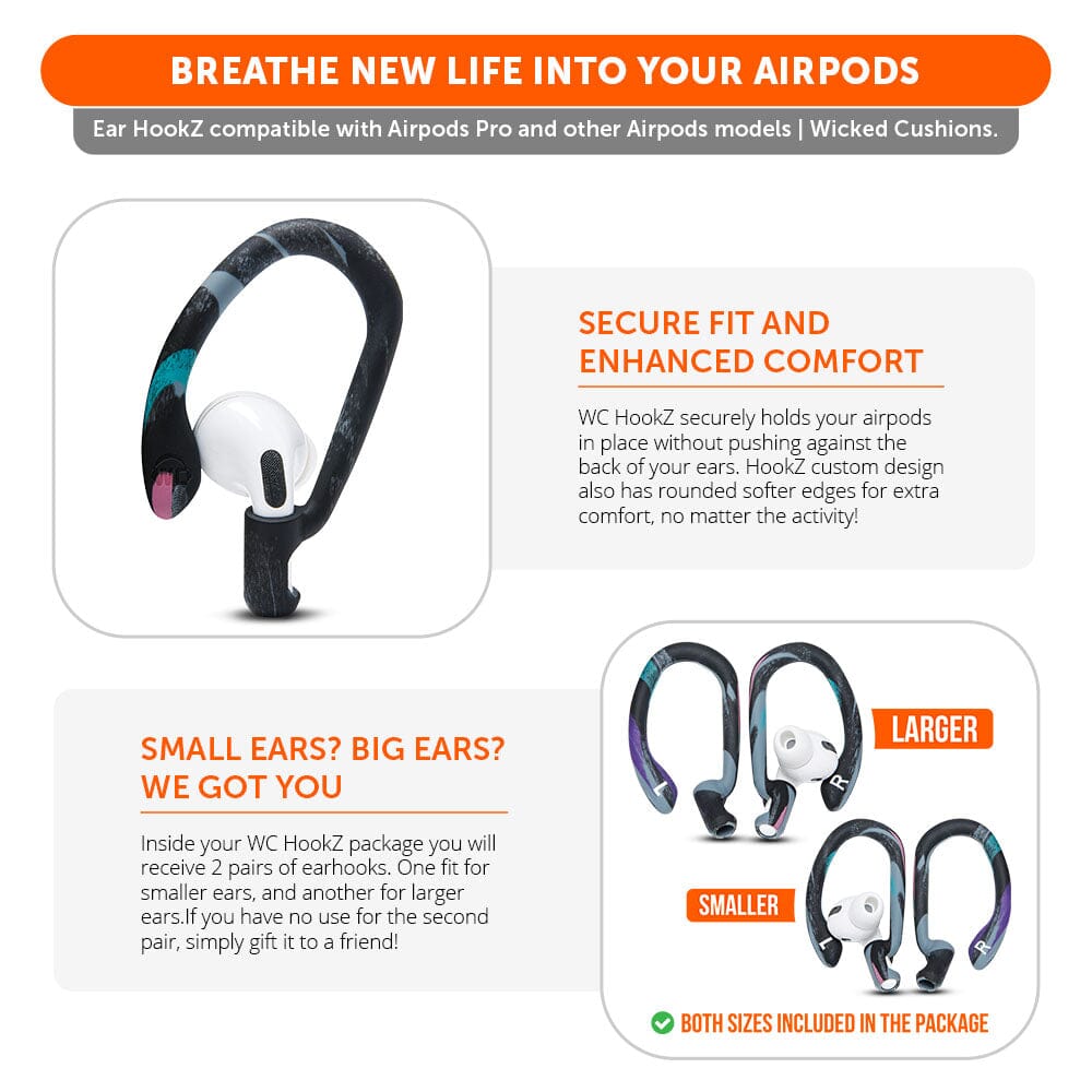 WC HookZ Over-Ear Hooks for AirPods