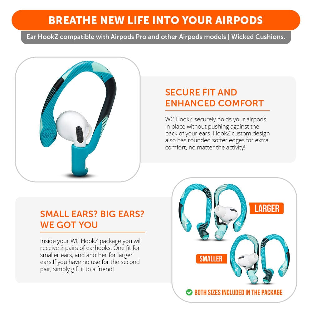 WC HookZ Over-Ear Hooks for AirPods
