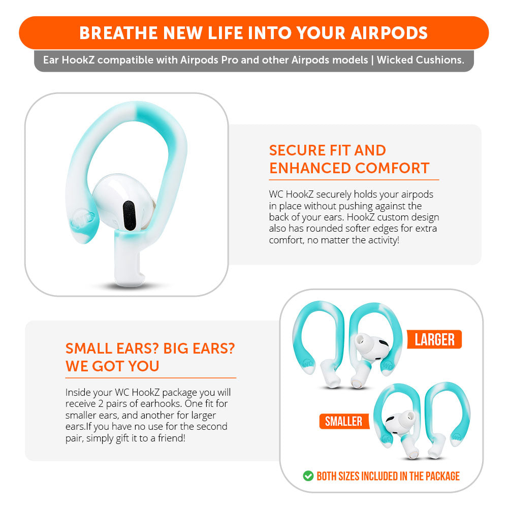 WC HookZ Over-Ear Hooks for AirPods