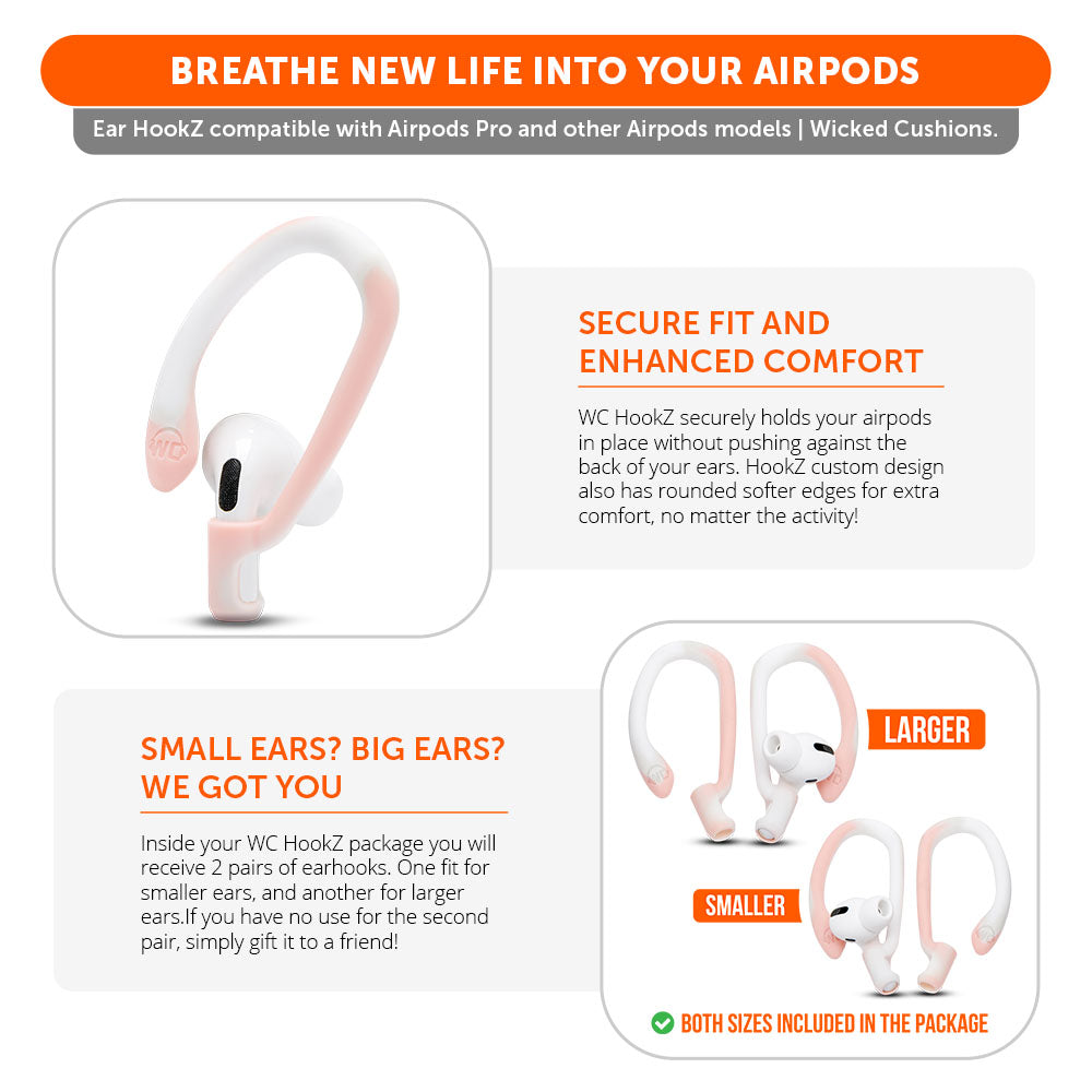 WC HookZ Over-Ear Hooks for AirPods