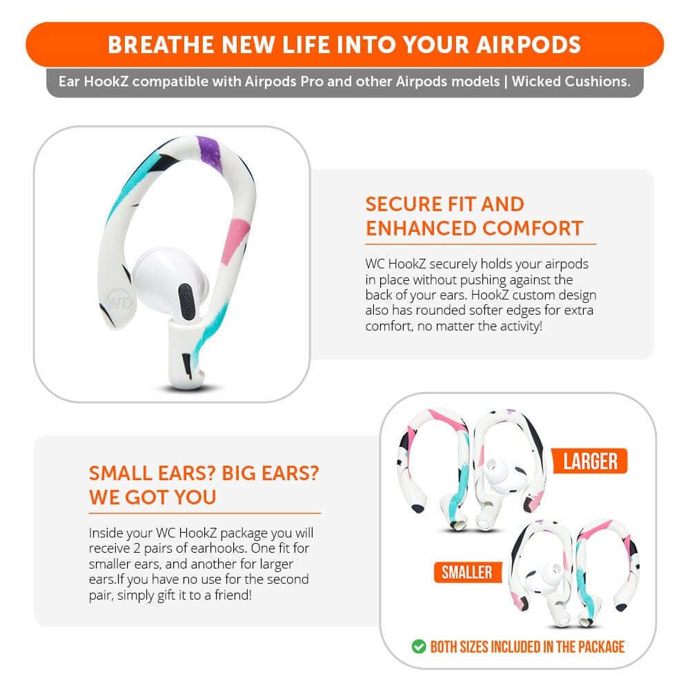 WC HookZ Over-Ear Hooks for AirPods