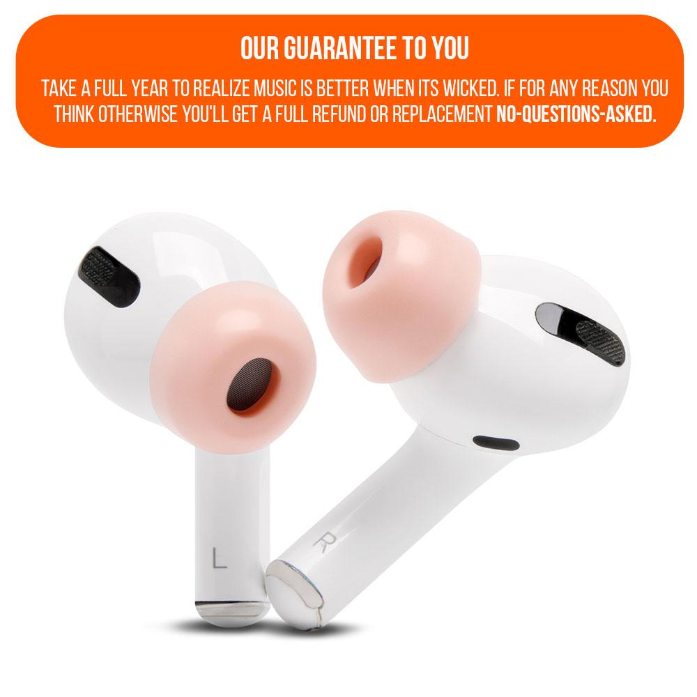 WC TipZ Memory Foam Ear Tips for AirPods Pro (1 & 2)