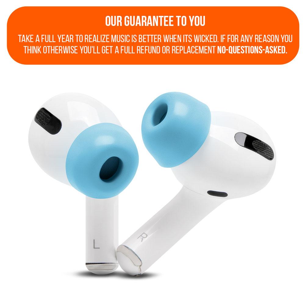 WC TipZ Memory Foam Ear Tips for AirPods Pro (1 & 2)