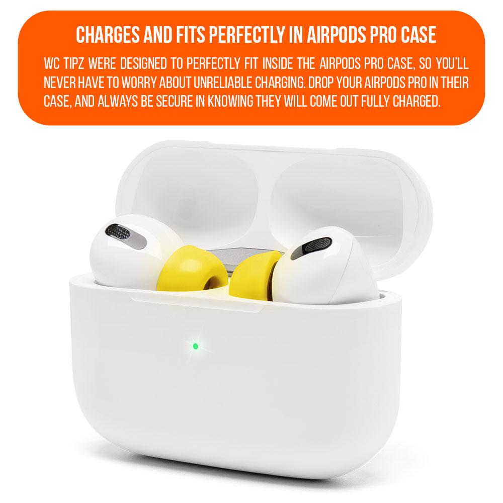 WC TipZ Memory Foam Ear Tips for AirPods Pro (1 & 2)