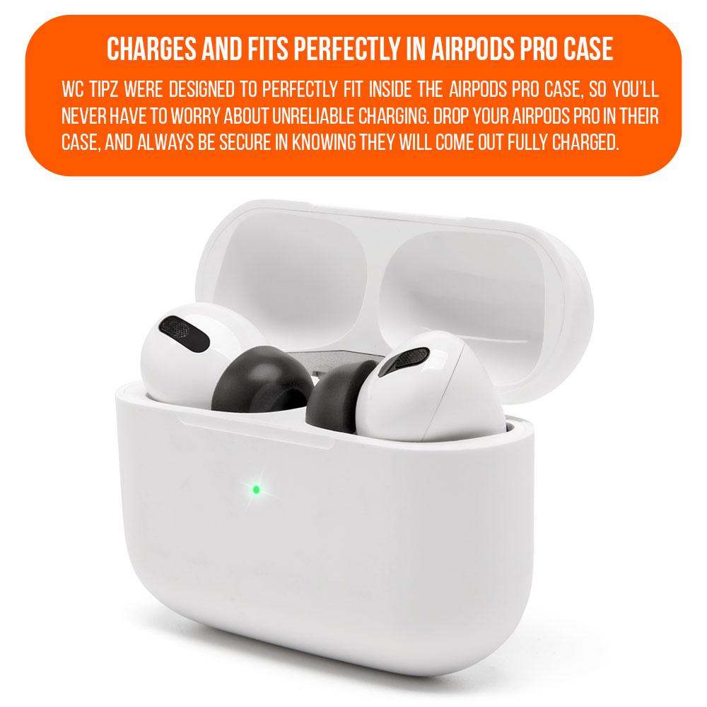 WC TipZ Memory Foam Ear Tips for AirPods Pro (1 & 2)